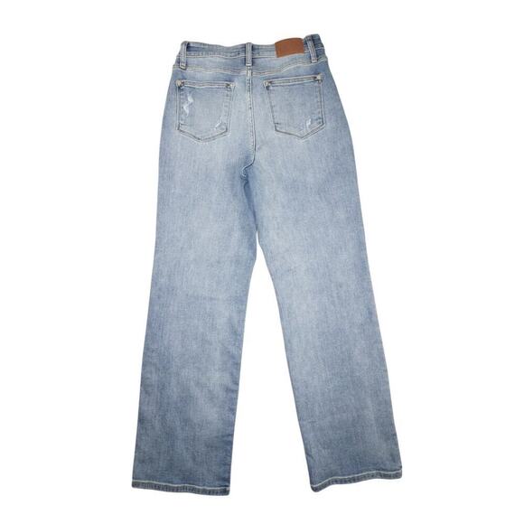 Judy Blue Light Wash Straight Fit Jeans – Size 7/28 - Picture 2 of 5